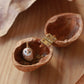 Barn owl necklace - nutshell box