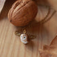 Barn owl necklace - nutshell box