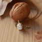 Barn owl necklace - nutshell box