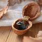 Badger necklace - walnut box