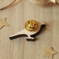 Jay pin - wooden bird brooch