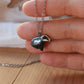 Badger necklace - walnut box
