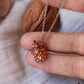 Fawn necklace - walnut box