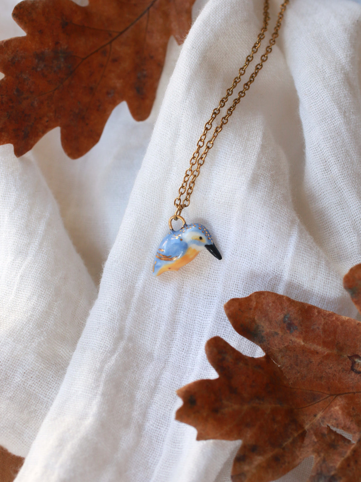 Kingfisher necklace