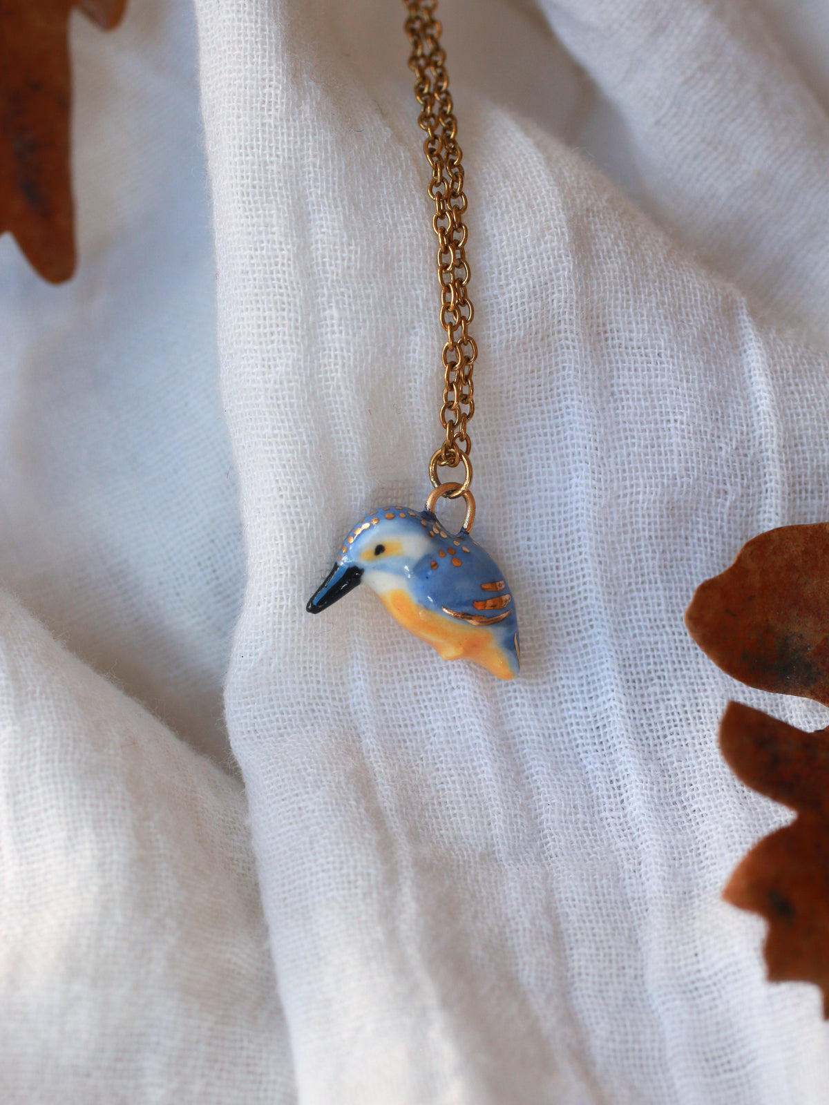 Kingfisher necklace