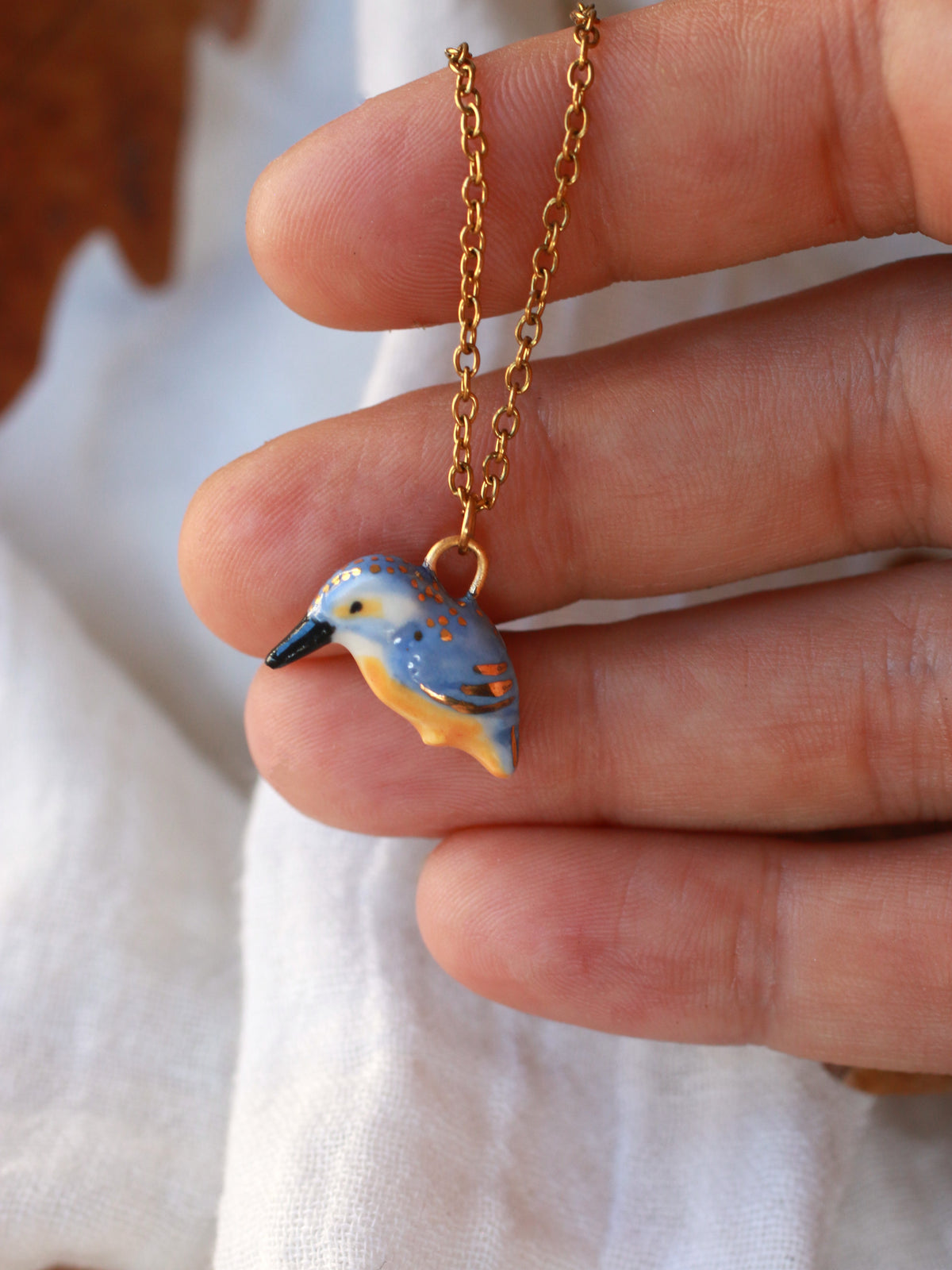 Kingfisher necklace
