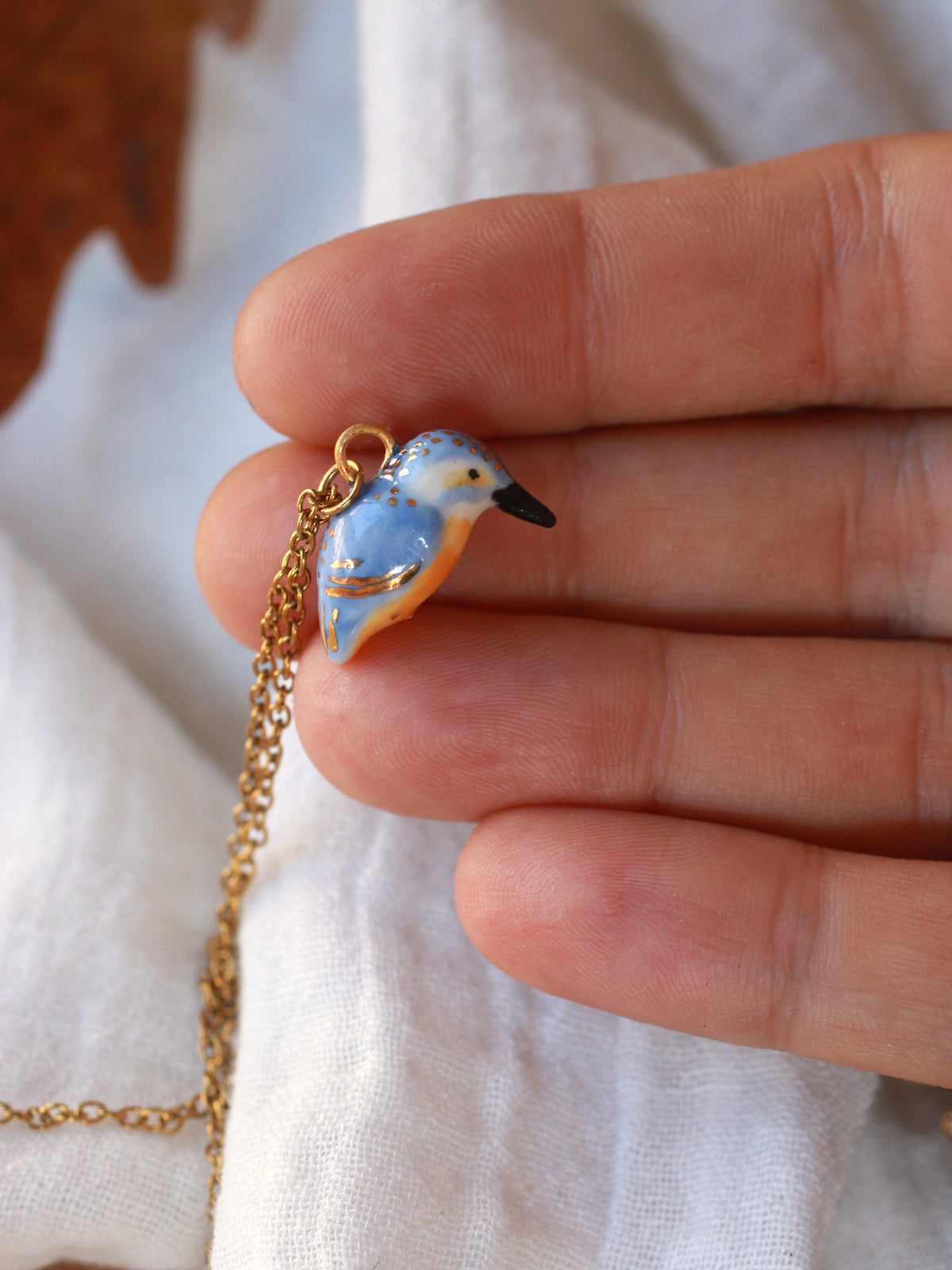 Kingfisher necklace
