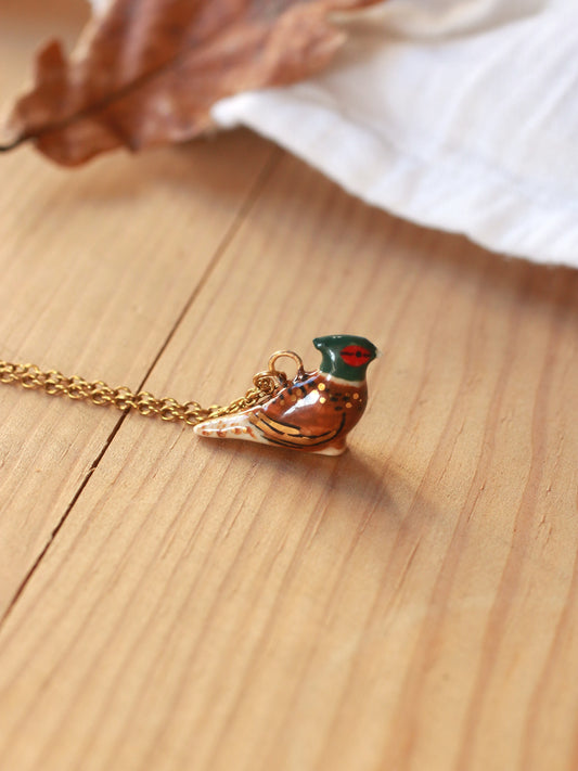 Pheasant necklace