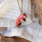 Jumping fox necklace
