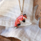 Jumping fox necklace
