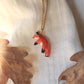 Jumping fox necklace