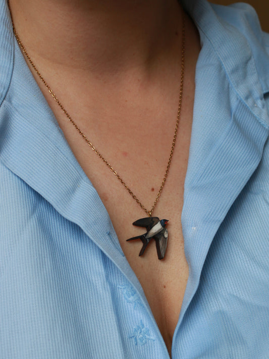 Swallow necklace
