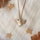 White barn owl necklace