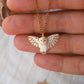 White barn owl necklace