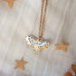 White barn owl necklace
