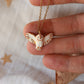 Barn owl necklace