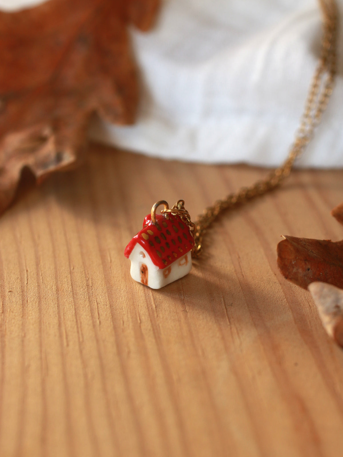 Tiny house necklace