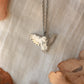 Snowy owl necklace