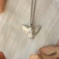 Snowy owl necklace