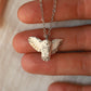 Snowy owl necklace