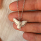 Snowy owl necklace