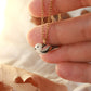 Long-tailed tit necklace