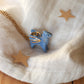 Blue dragon necklace