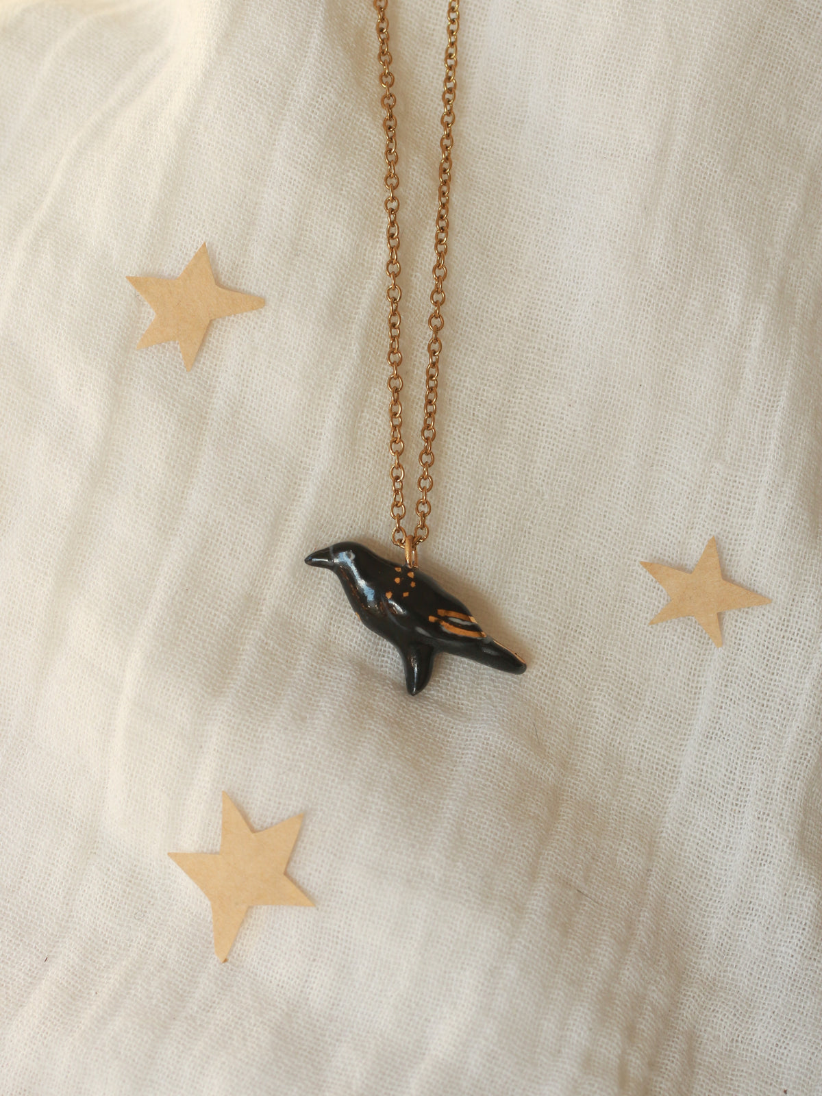 Crow necklace