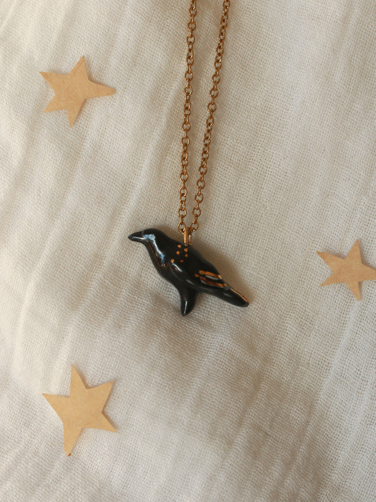 Crow necklace