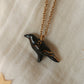Crow necklace