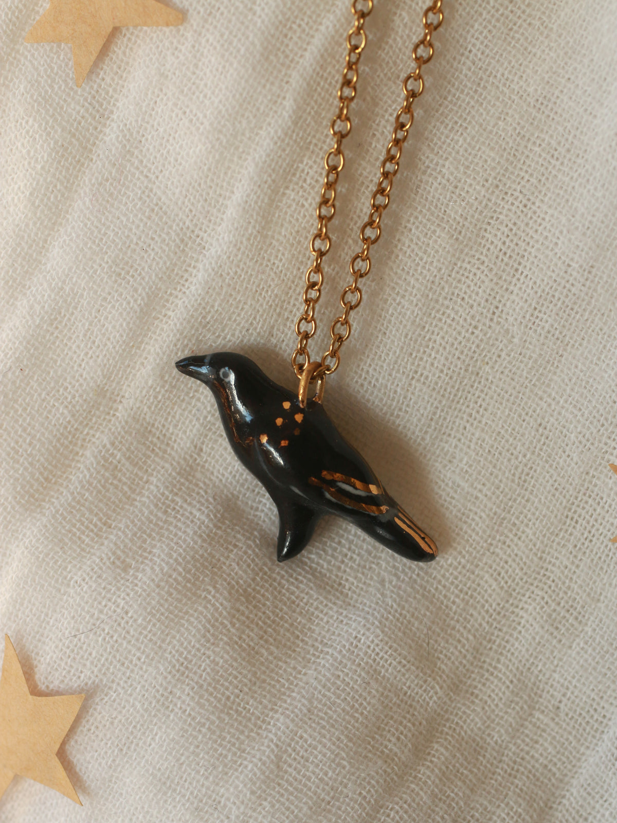 Crow necklace