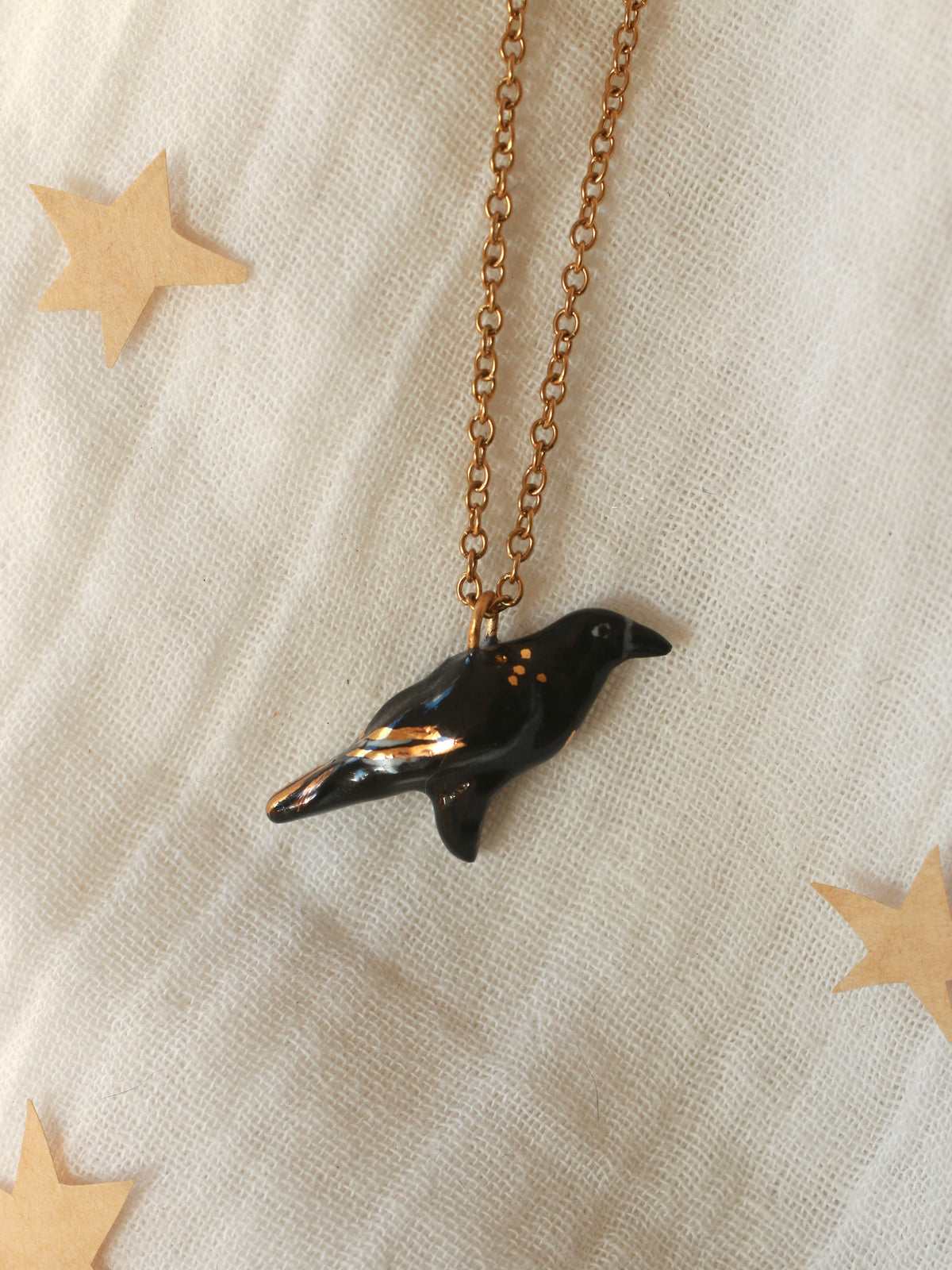 Crow necklace