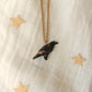 Crow necklace