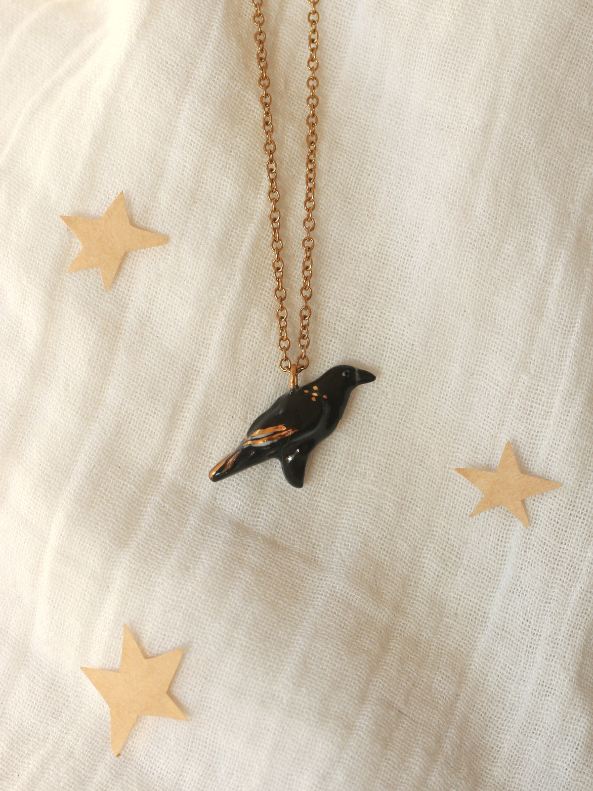Crow necklace