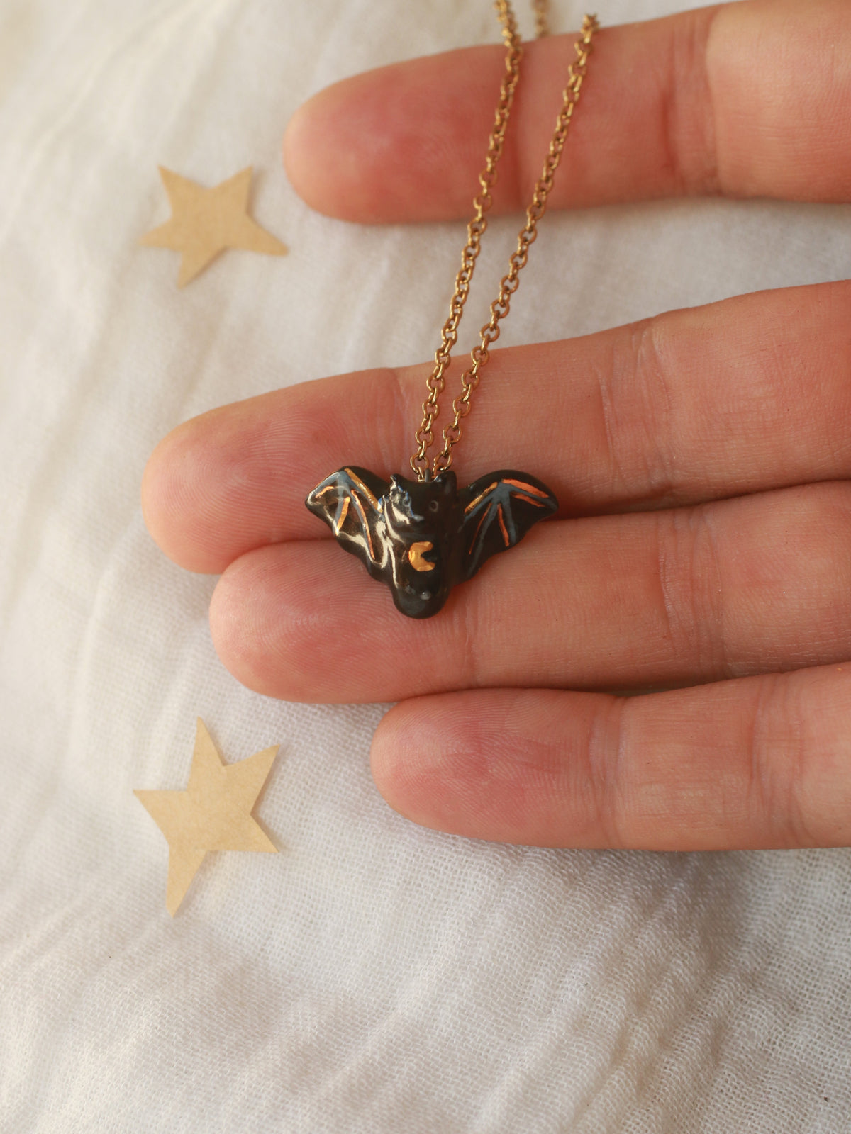 Bat necklace