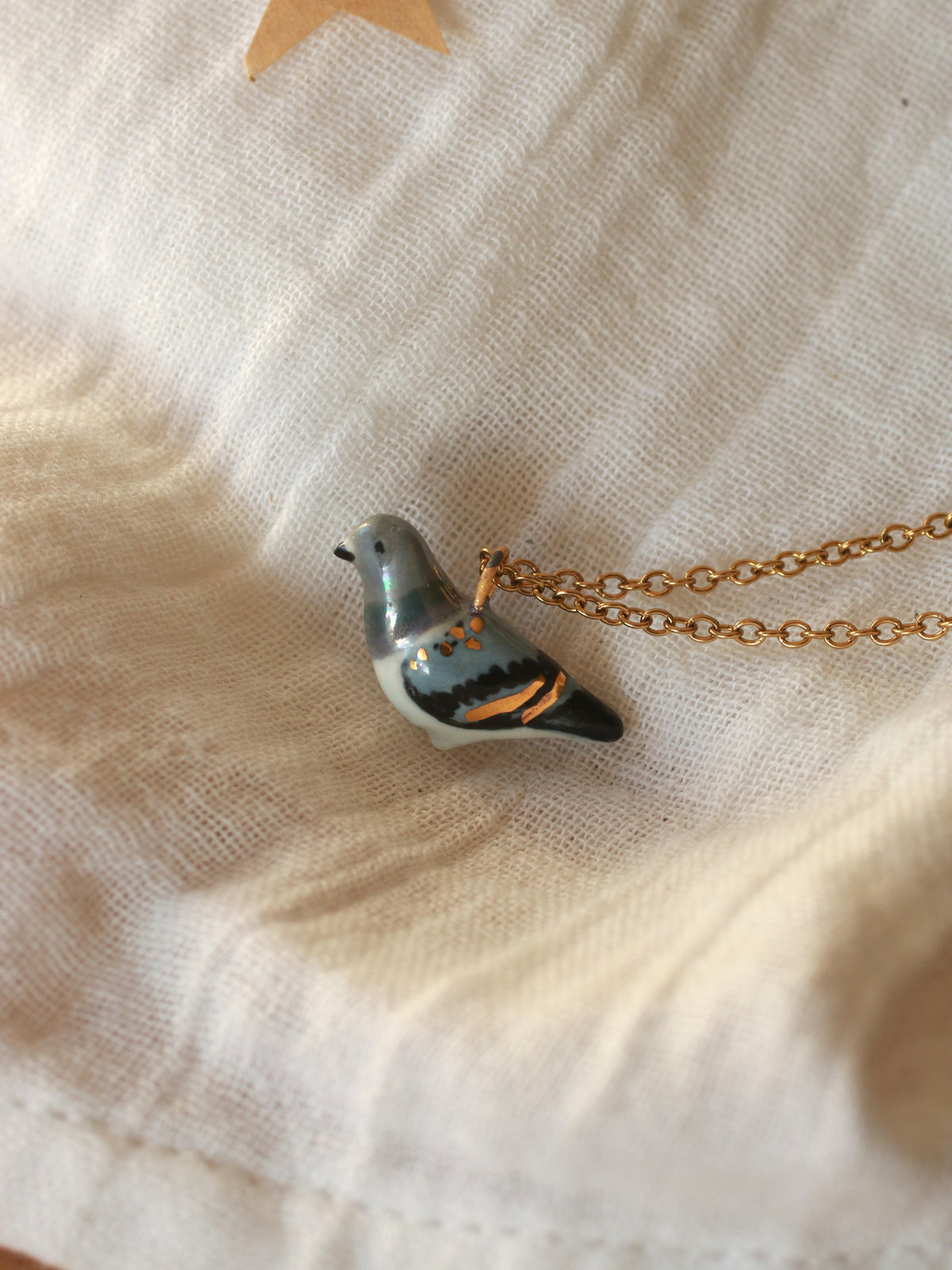 Pigeon necklace