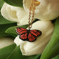 Monarch butterfly necklace