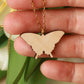 Tiger swallowtail butterfly necklace