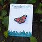 Peacock Butterfly pin