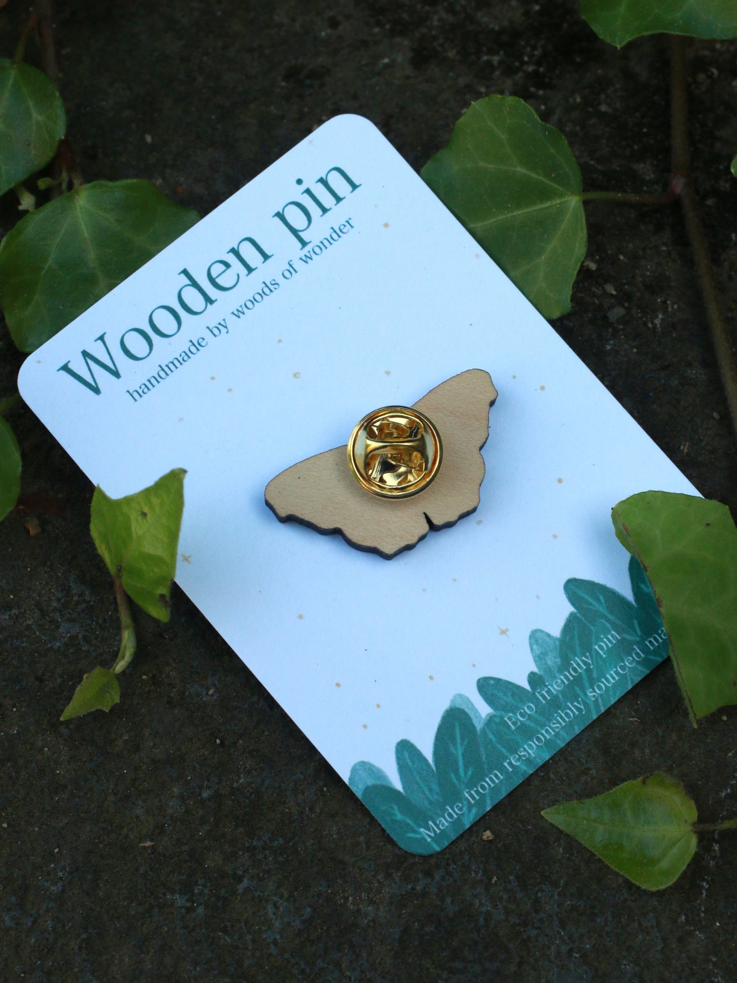 Peacock Butterfly pin