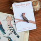 Hoopoe pin - wooden bird pin