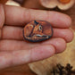 Sleeping fox pin