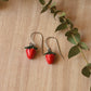 Strawberry earrings