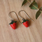 Strawberry earrings