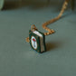 Mushroom book necklace