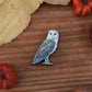 Barn owl pin - wooden pin