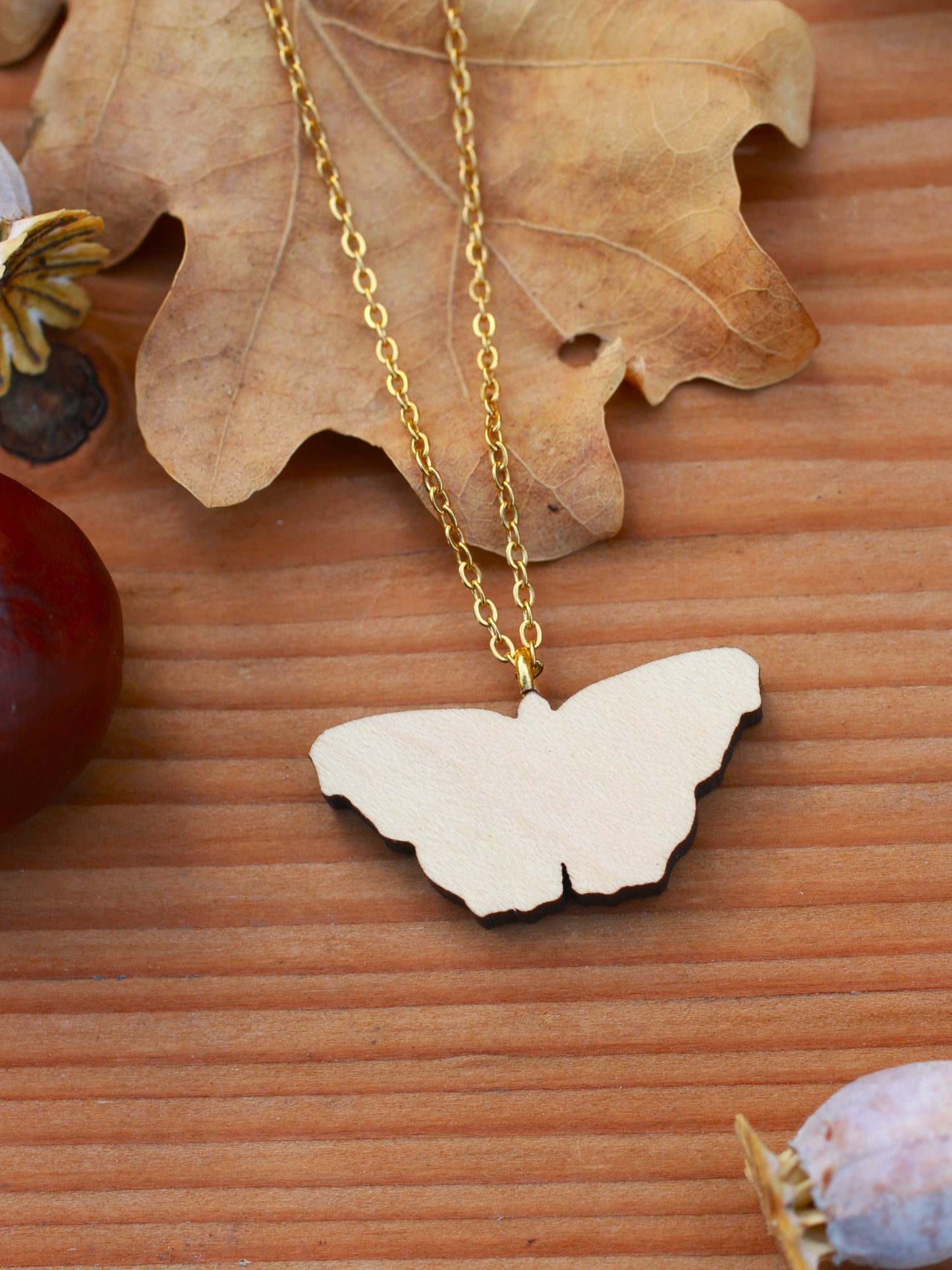 Peacock Butterfly necklace