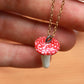 Ceramic Mushroom necklace