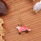 Fox necklace - 22k gold details