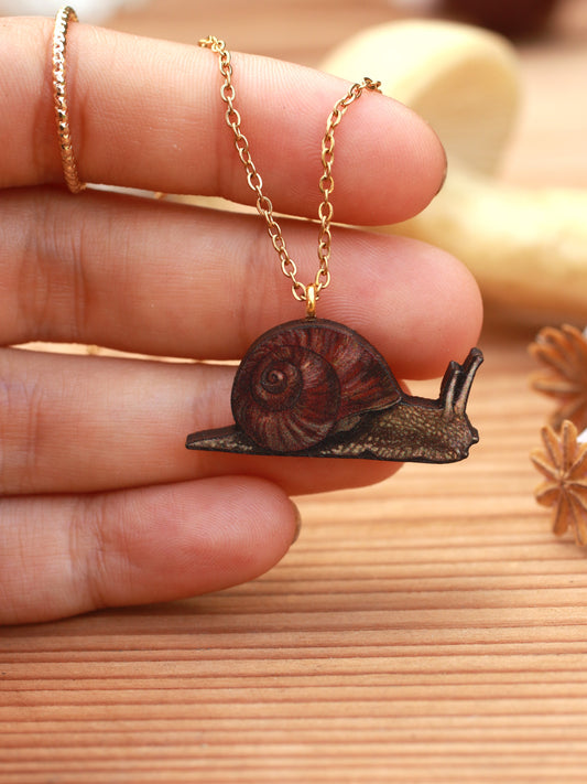 Snail necklace